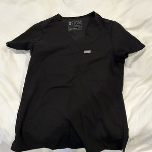 Figs women’s scrubs, Black, Size XS